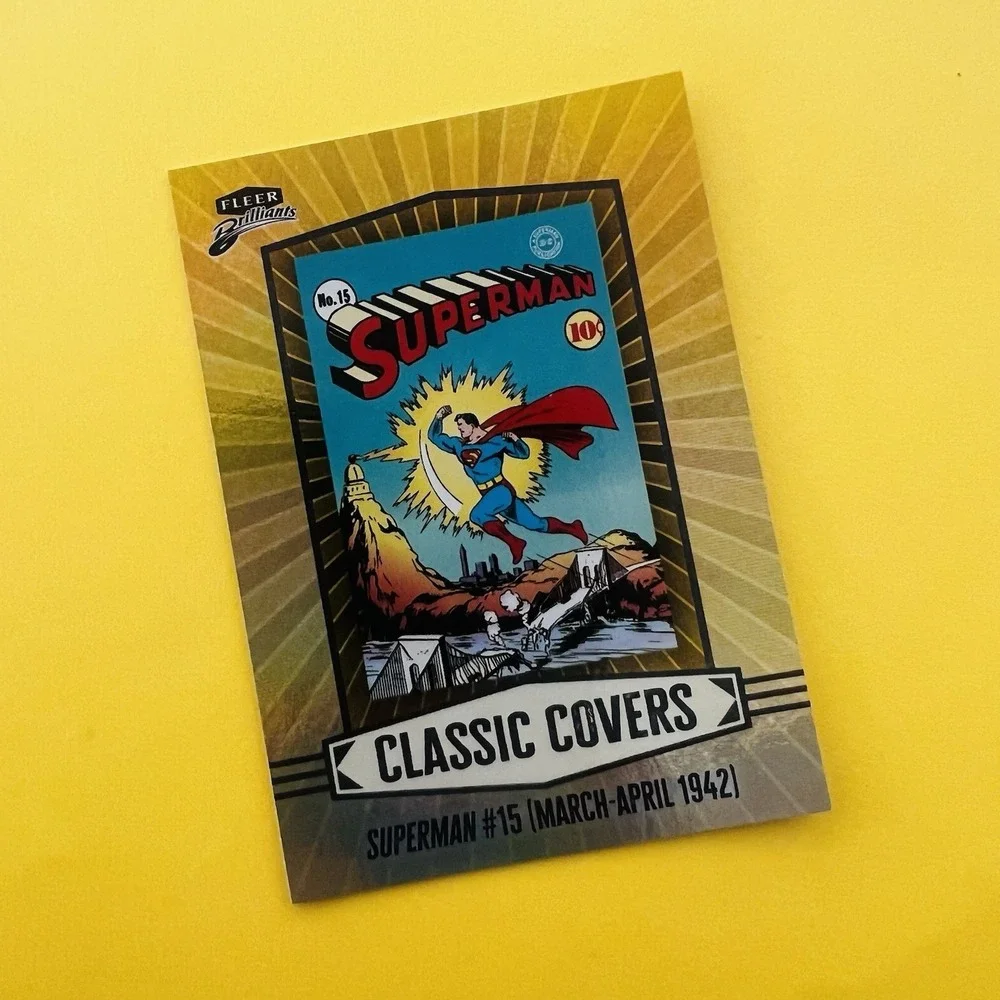 2025 Upper Deck Fleer Brilliants Superman Classic Covers‎ Superman #15 CC-3